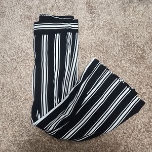 Flare Striped Work Pants | Cynthia Rowley